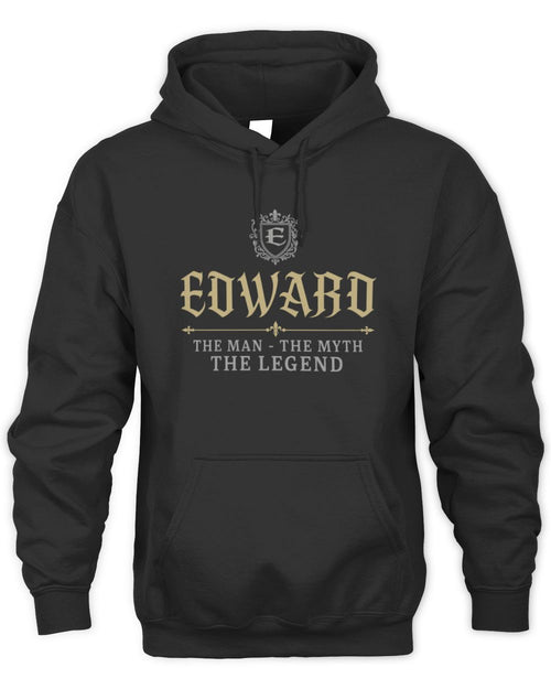 The Man The Myth The Legend Western Shirt EDWARD M1-78 / Unisex Hoodie / black