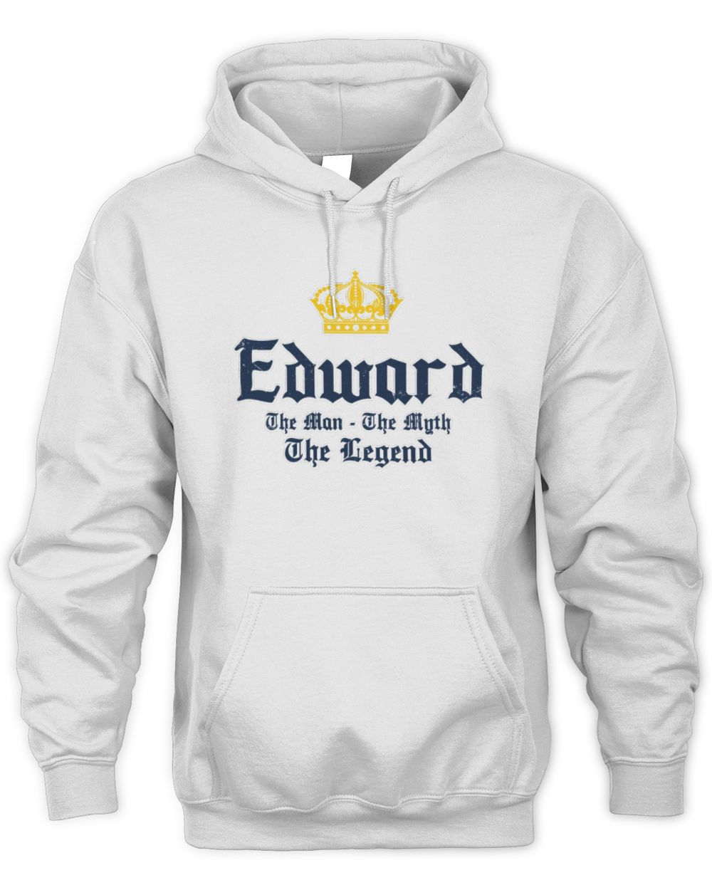 The Man The Myth The Legend Corona Beer T-Shirt EDWARD M1-S83 / Unisex Hoodie / white