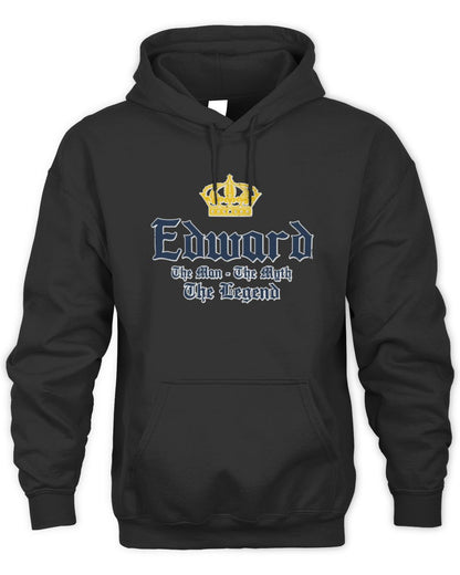 The Man The Myth The Legend Corona Beer T-Shirt EDWARD M1-S83 / Unisex Hoodie / black