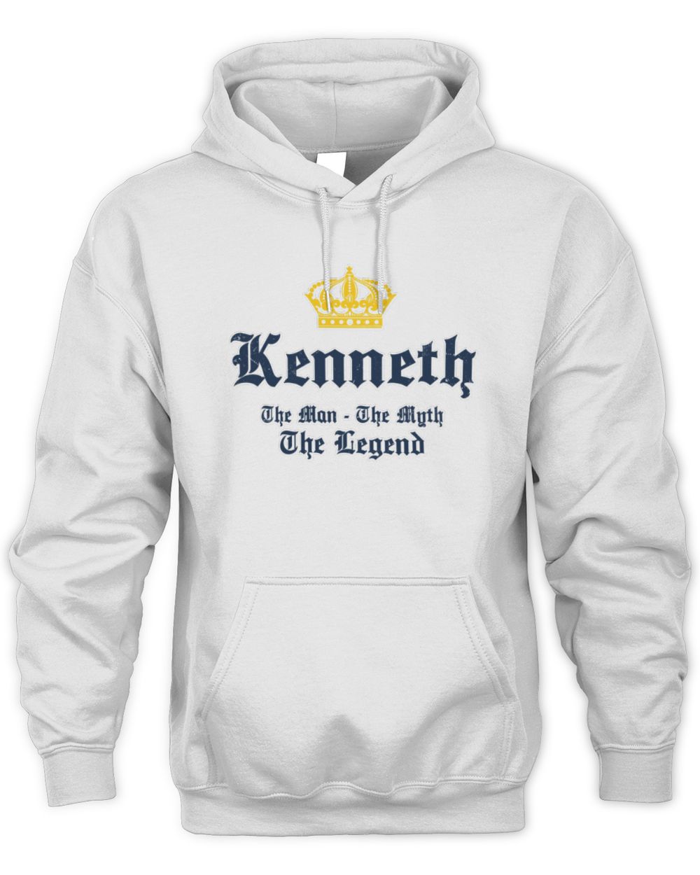 The Man The Myth The Legend Corona Beer T-Shirt KENNETH M1-S83 / Unisex Hoodie / white
