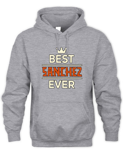 Best Your Name With Crown Shirt SANCHEZ M1-59 / Unisex Hoodie / sport grey