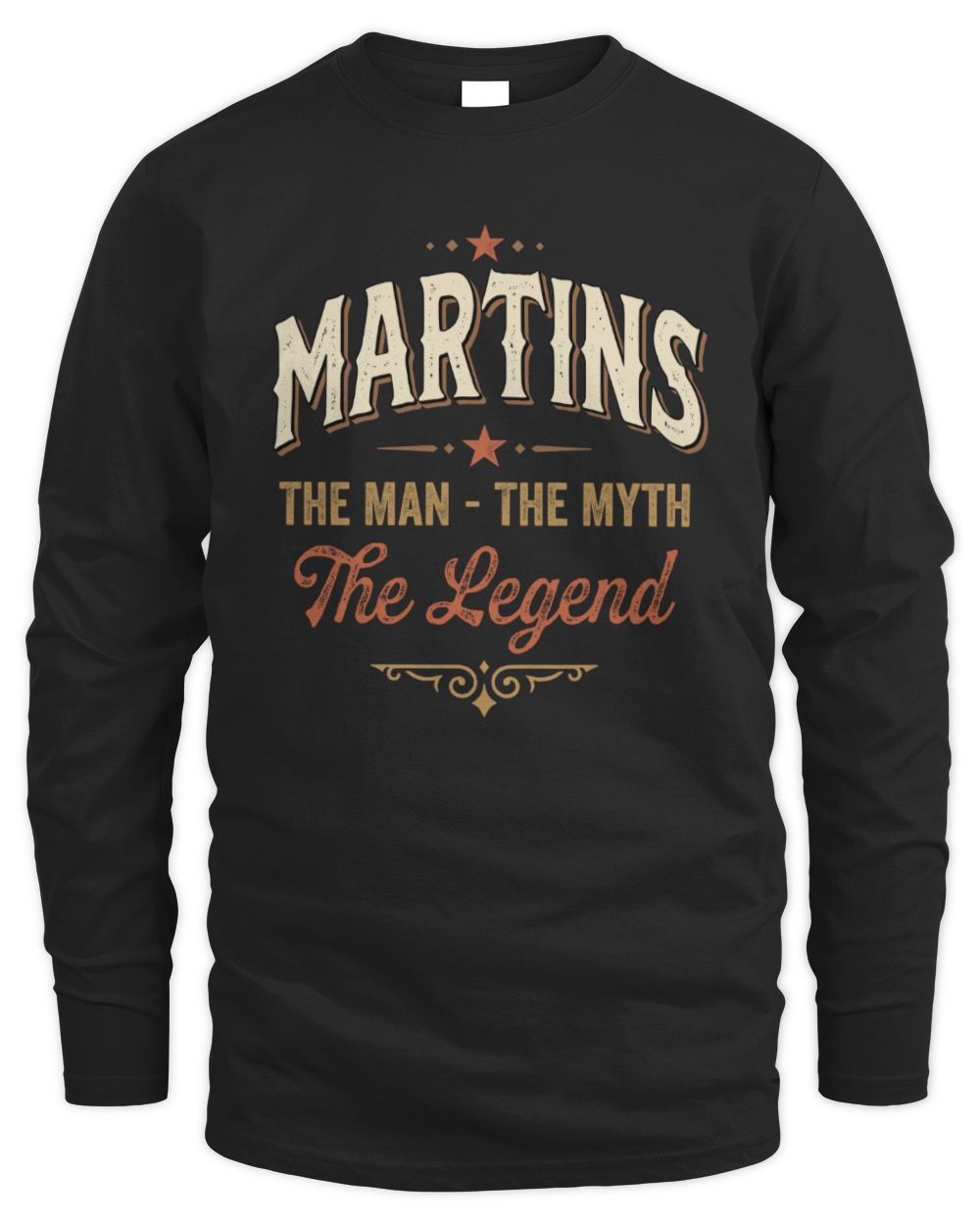I'm Name I'm Not Rude I Just Have The Balls Funny T-Shirt MARTINS M1-77 / Men's Long Sleeved T-Shirt / black