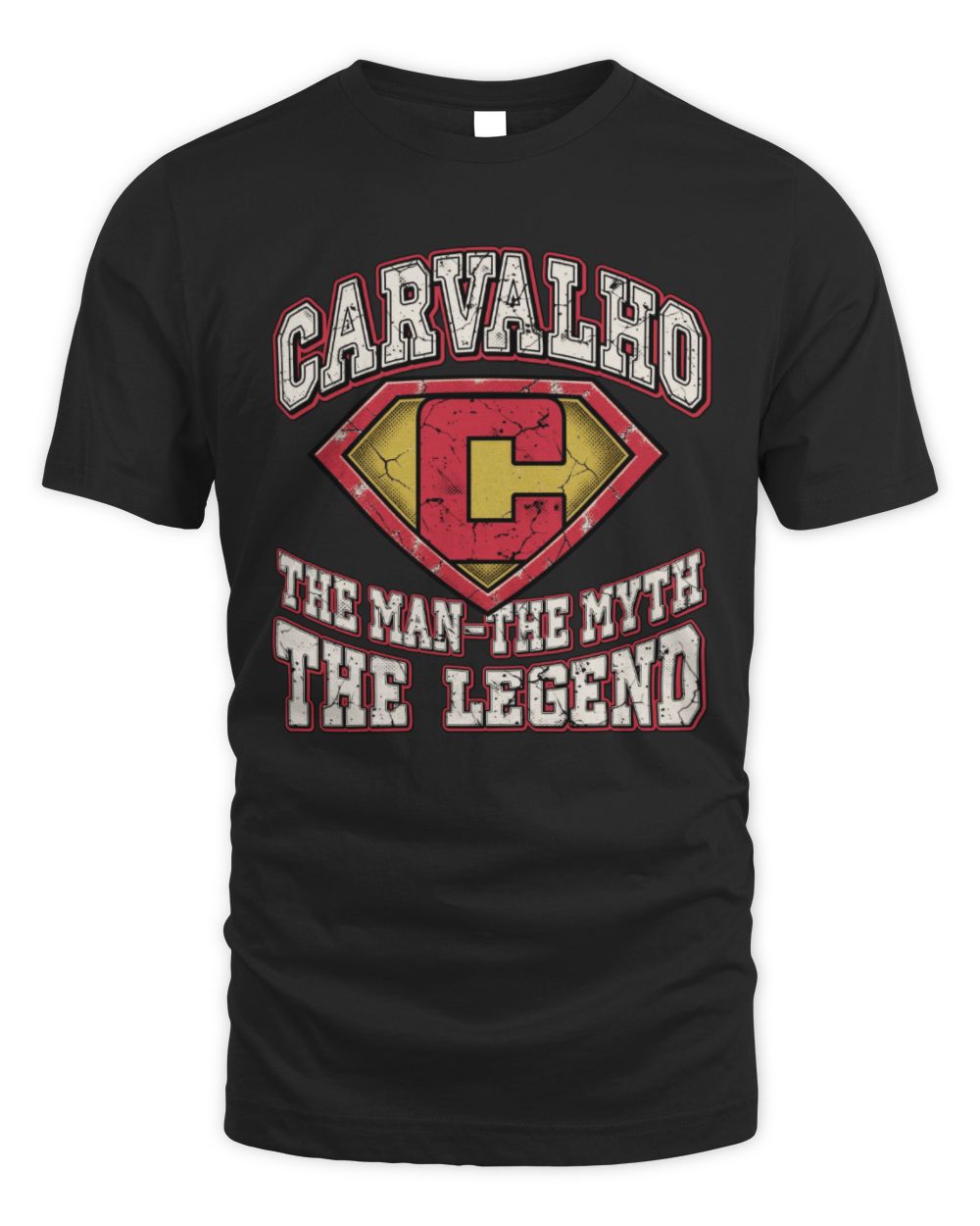 The Man The Myth The Legend Superman Graphic T-Shirt CARVALHO M1-74 / Unisex Standard T-Shirt / black