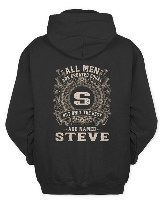 All Men Are Created Equal Cool Logo Shirt STEVE M1-60 / Unisex Hoodie / black
