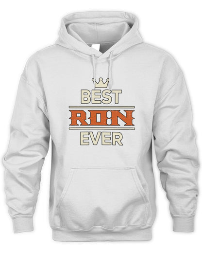 Best Your Name With Crown Shirt RON M1-59 / Unisex Hoodie / white