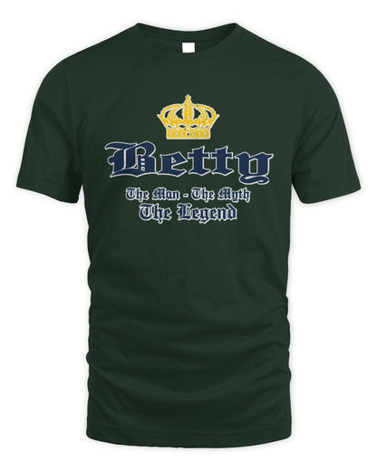 The Man The Myth The Legend Corona Beer T-Shirt BETTY M1-S83 / Unisex Standard T-Shirt / forest green