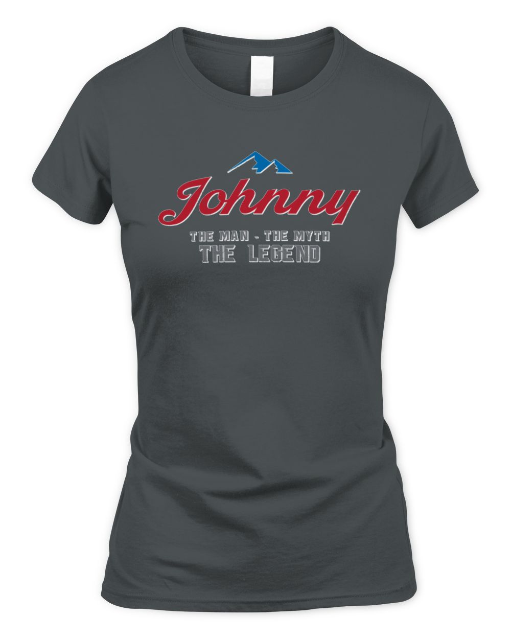 The Man The Myth The Legend Coors Light Beer T-Shirt JOHNNY M1-S84 / Women's Standard T-Shirt / charcoal