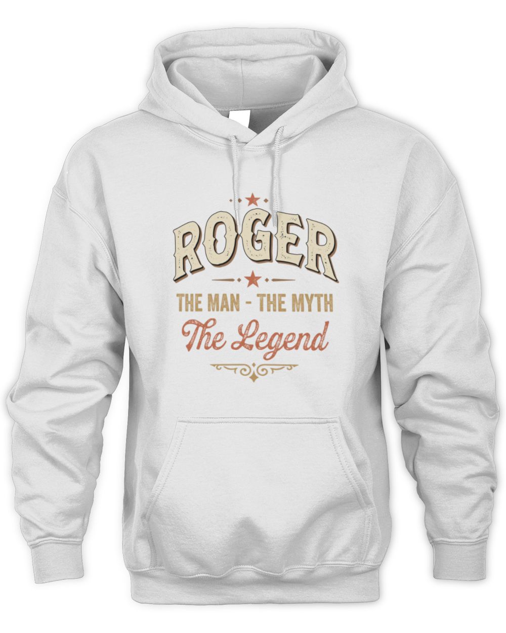 I'm Name I'm Not Rude I Just Have The Balls Funny T-Shirt ROGER M1-77 / Unisex Hoodie / white