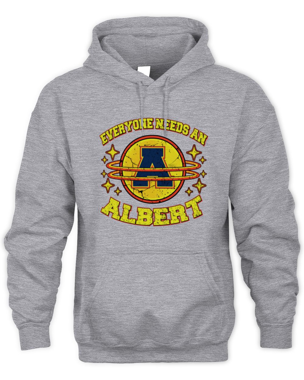 Everyone Needs a Your Name Shirt ALBERT M1-76 / Unisex Hoodie / sport grey