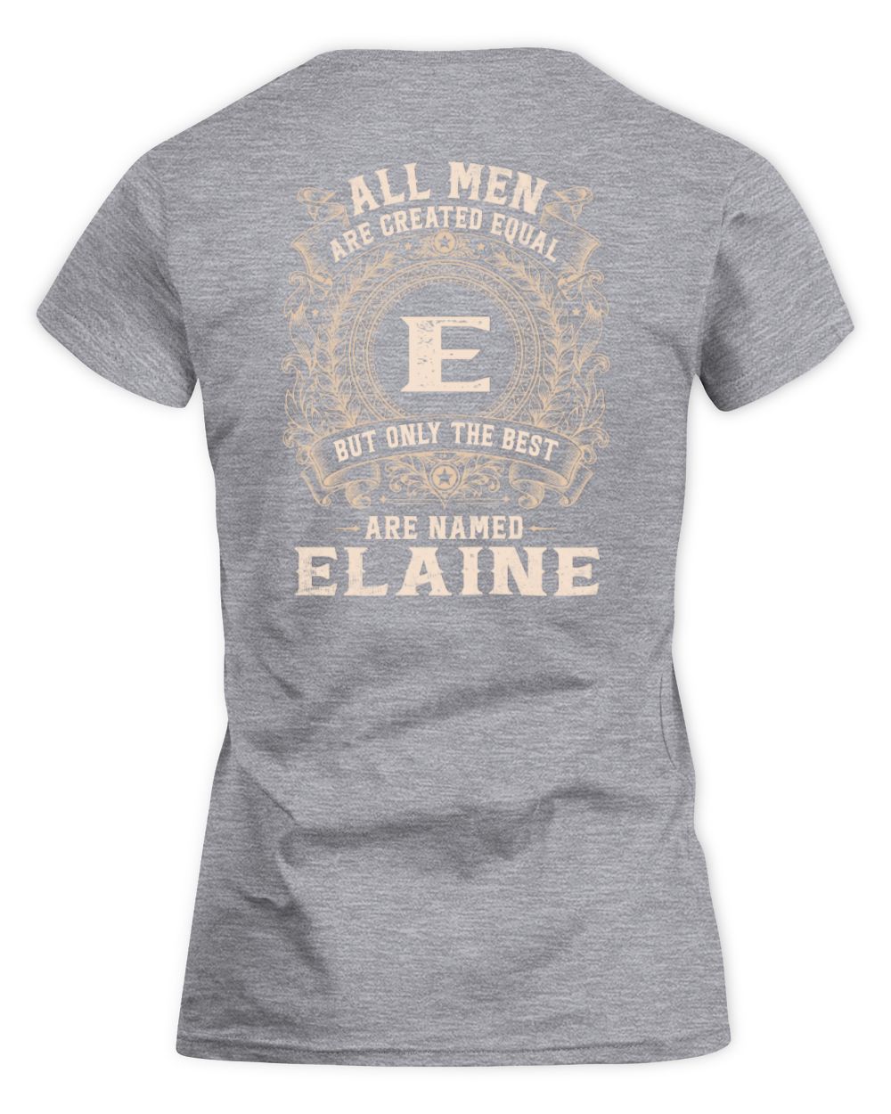 All Men Are Created Equal Cool Logo Shirt ELAINE M1-60 / Women's Standard T-Shirt / sport grey