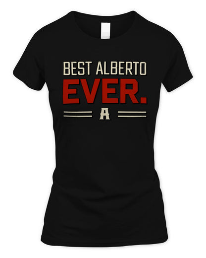 Best Your Name Ever Cool Shirt ALBERTO M1-58 / Women's Standard T-Shirt / black