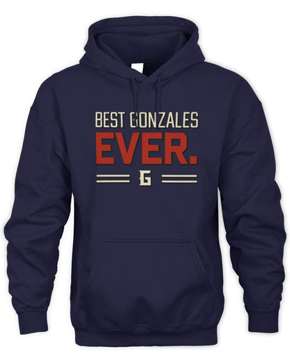 Best Your Name Ever Cool Shirt GONZALES M1-58 / Unisex Hoodie / navy