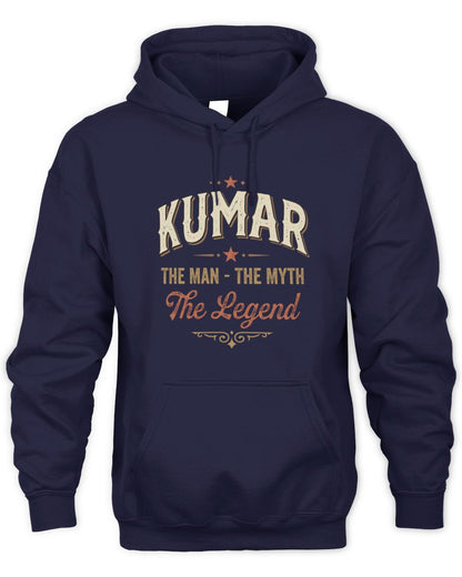 I'm Name I'm Not Rude I Just Have The Balls Funny T-Shirt KUMAR M1-77 / Unisex Hoodie / navy