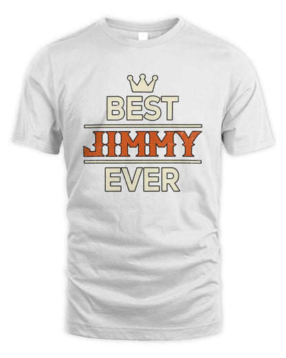 Best Your Name With Crown Shirt JIMMY M1-59 / Unisex Standard T-Shirt / white