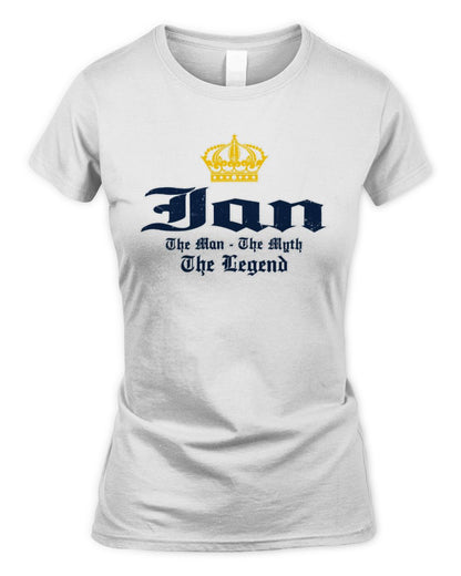 The Man The Myth The Legend Corona Beer T-Shirt IAN M1-S83 / Women's Standard T-Shirt / white