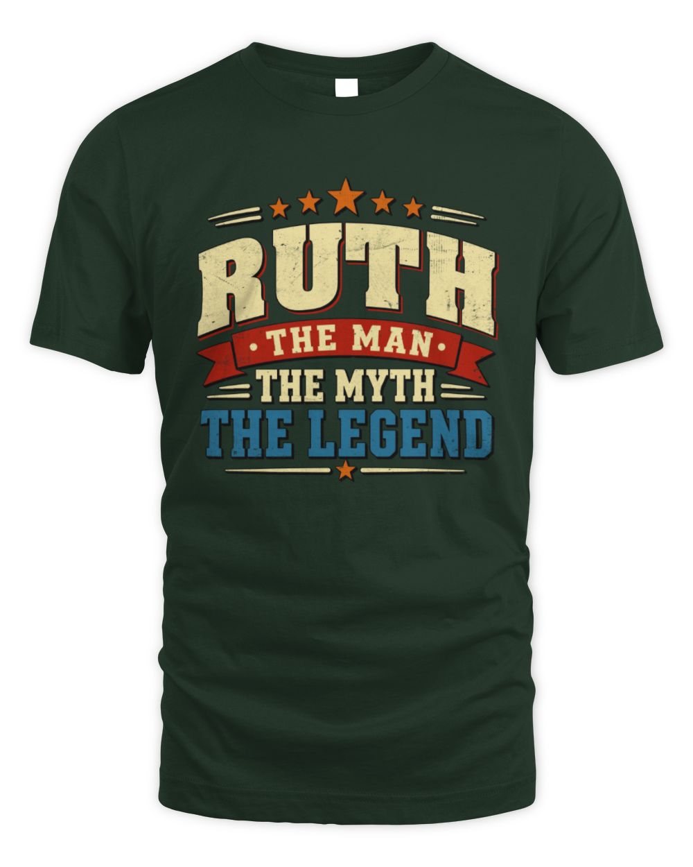 The Man The Myth The Legend Ribbon Vintage T-Shirt RUTH M1-56 / Unisex Standard T-Shirt / forest green