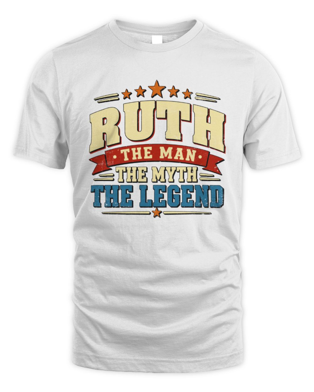 The Man The Myth The Legend Ribbon Vintage T-Shirt RUTH M1-56 / Unisex Standard T-Shirt / white