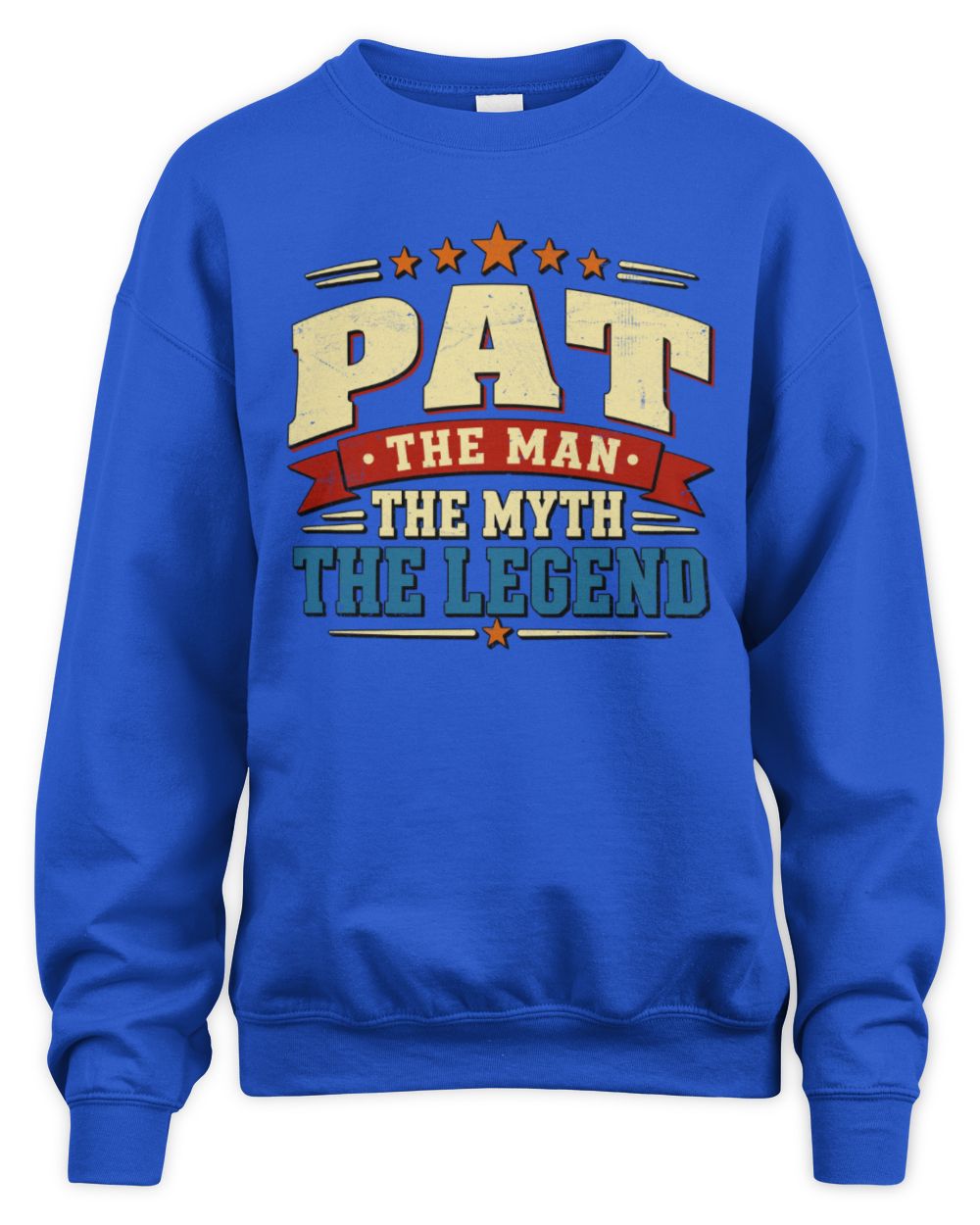 The Man The Myth The Legend Ribbon Vintage T-Shirt PAT M1-56 / Unisex Sweatshirt / royal