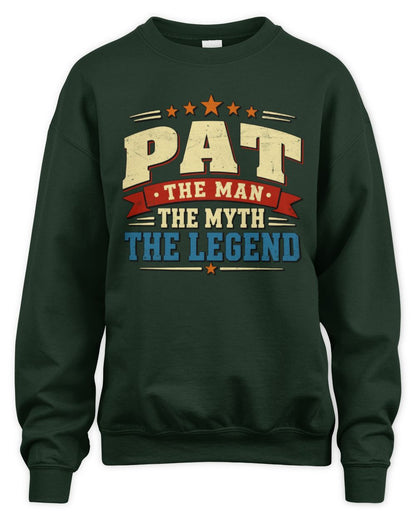 The Man The Myth The Legend Ribbon Vintage T-Shirt PAT M1-56 / Unisex Sweatshirt / forest green