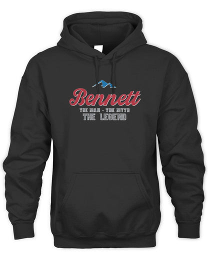 The Man The Myth The Legend Coors Light Beer T-Shirt BENNETT M1-S84 / Unisex Hoodie / black