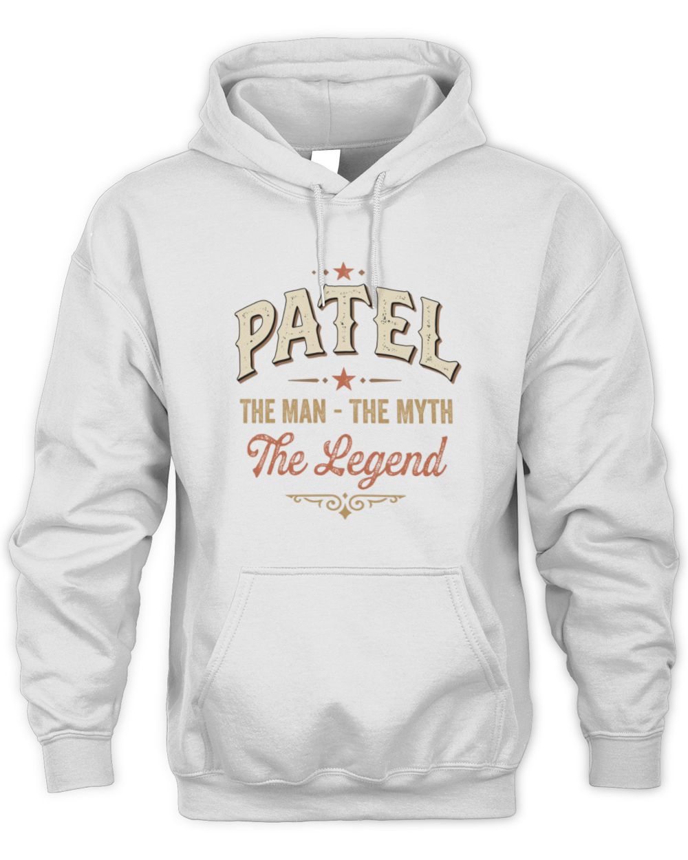 I'm Name I'm Not Rude I Just Have The Balls Funny T-Shirt PATEL M1-77 / Unisex Hoodie / white
