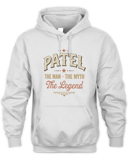 I'm Name I'm Not Rude I Just Have The Balls Funny T-Shirt PATEL M1-77 / Unisex Hoodie / white