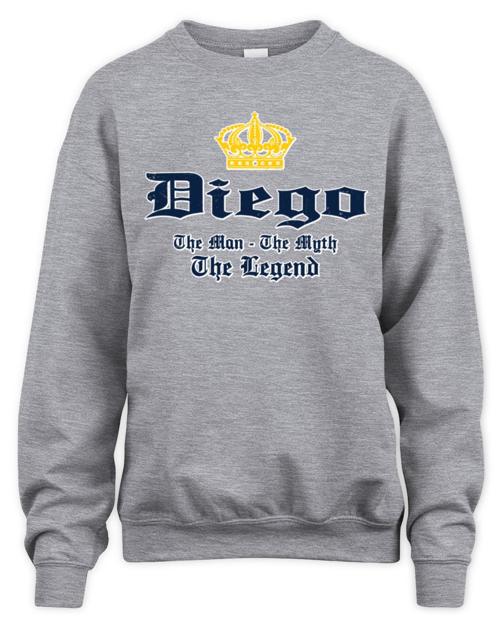 The Man The Myth The Legend Corona Beer T-Shirt DIEGO M1-S83 / Unisex Sweatshirt / sport grey