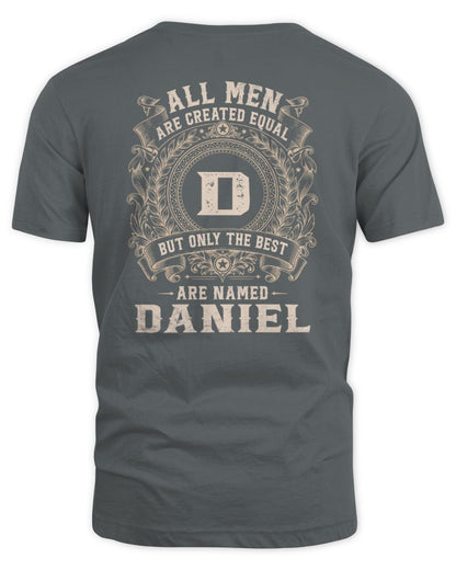 All Men Are Created Equal Cool Logo Shirt DANIEL M1-60 / Unisex Standard T-Shirt / charcoal