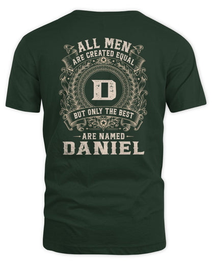 All Men Are Created Equal Cool Logo Shirt DANIEL M1-60 / Unisex Standard T-Shirt / forest green