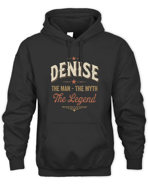 I'm Name I'm Not Rude I Just Have The Balls Funny T-Shirt DENISE M1-77 / Unisex Hoodie / black