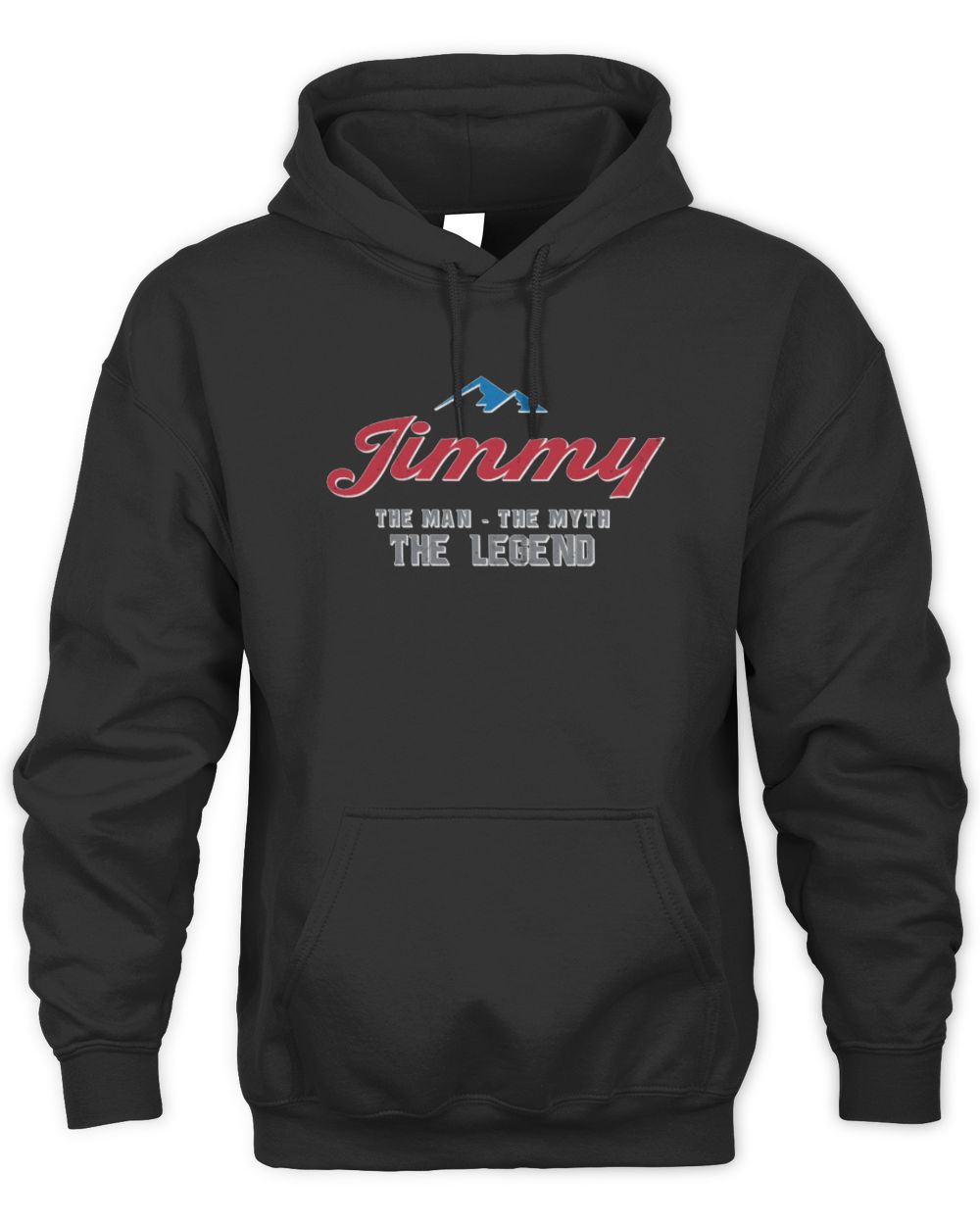The Man The Myth The Legend Coors Light Beer T-Shirt JIMMY M1-S84 / Unisex Hoodie / black