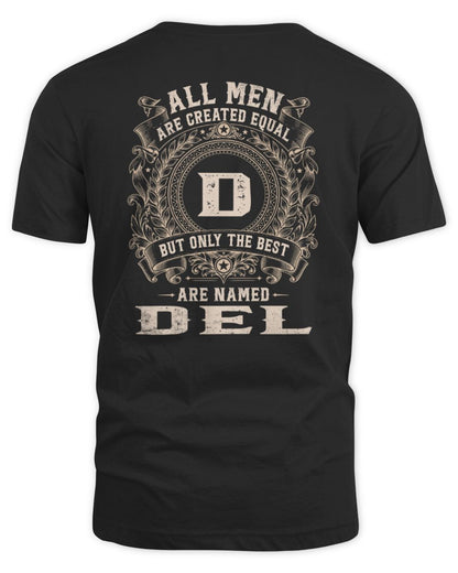 All Men Are Created Equal Cool Logo Shirt DEL M1-60 / Unisex Standard T-Shirt / black