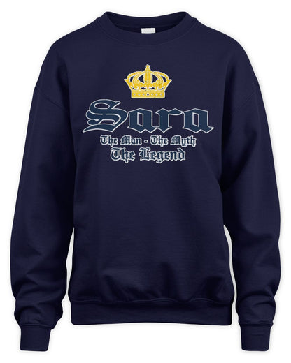 The Man The Myth The Legend Corona Beer T-Shirt SARA M1-S83 / Unisex Sweatshirt / navy