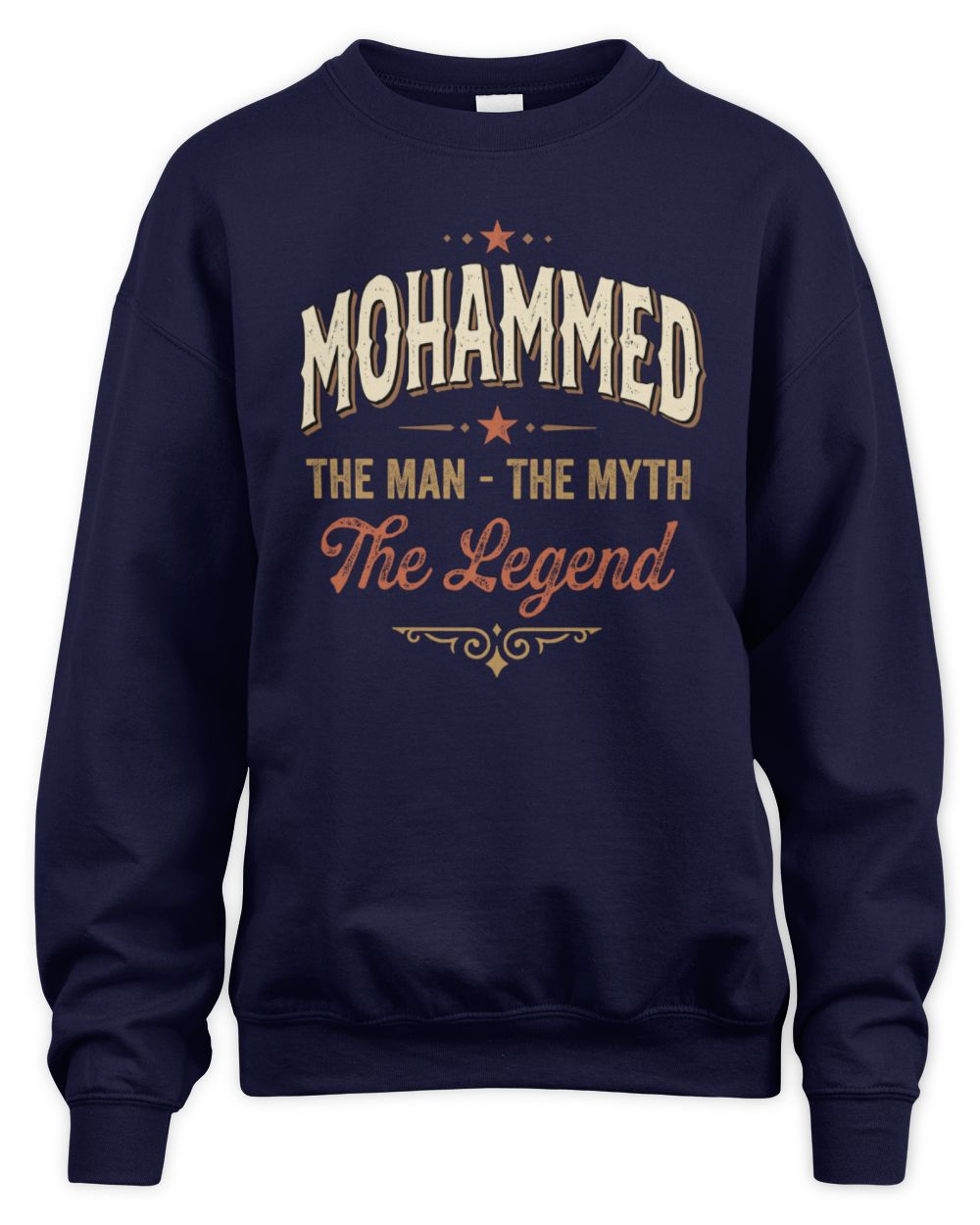 I'm Name I'm Not Rude I Just Have The Balls Funny T-Shirt MOHAMMED M1-77 / Unisex Sweatshirt / navy
