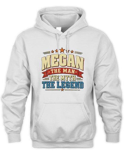 The Man The Myth The Legend Ribbon Vintage T-Shirt MEGAN M1-56 / Unisex Hoodie / white