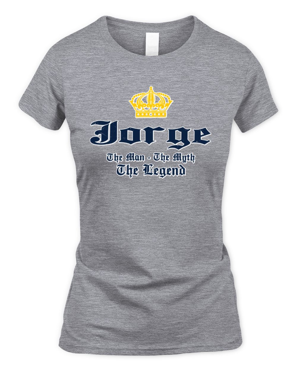 The Man The Myth The Legend Corona Beer T-Shirt JORGE M1-S83 / Women's Standard T-Shirt / sport grey