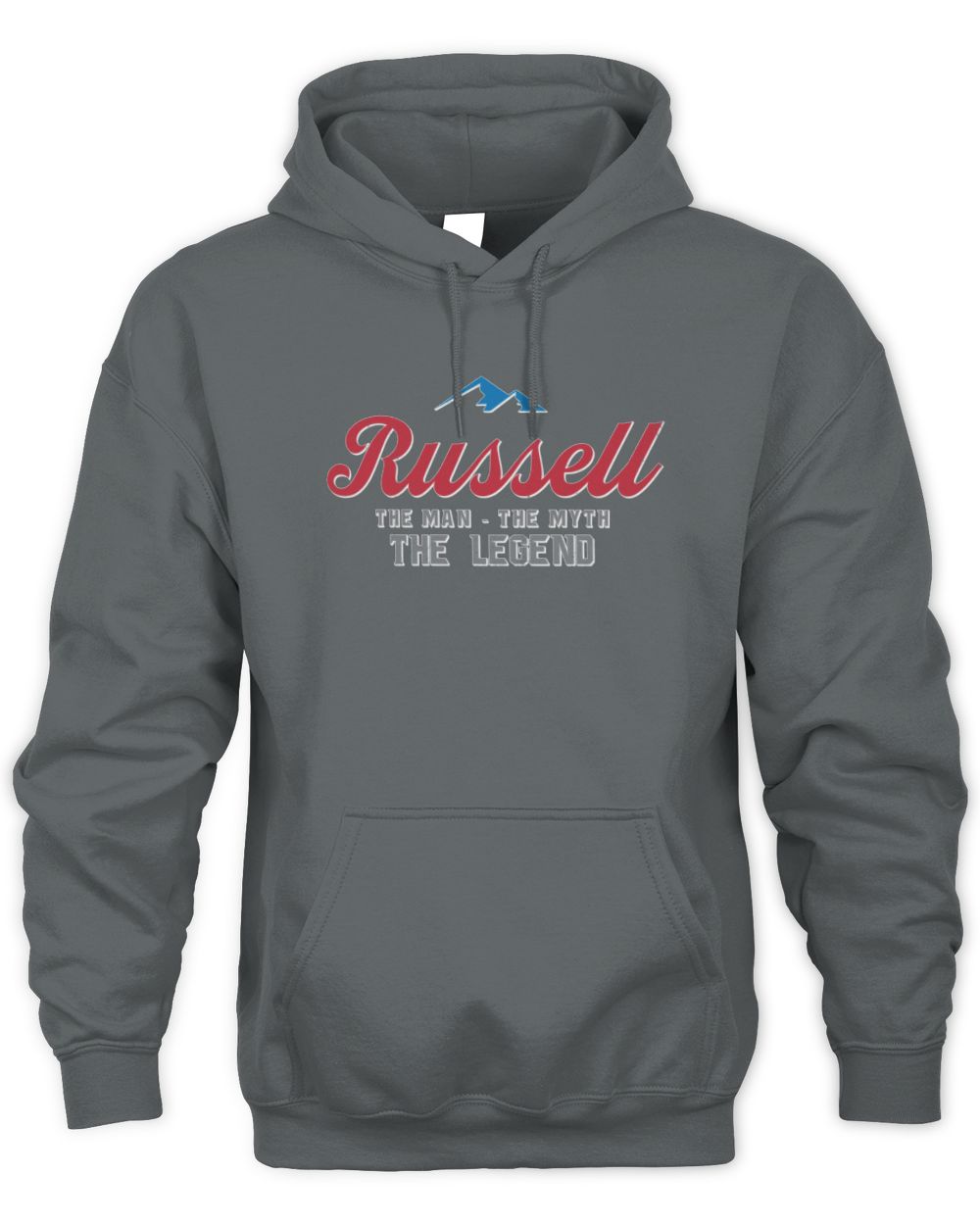 The Man The Myth The Legend Coors Light Beer T-Shirt RUSSELL M1-S84 / Unisex Hoodie / charcoal