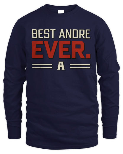 Best Your Name Ever Cool Shirt ANDRE M1-58 / Men's Long Sleeved T-Shirt / navy