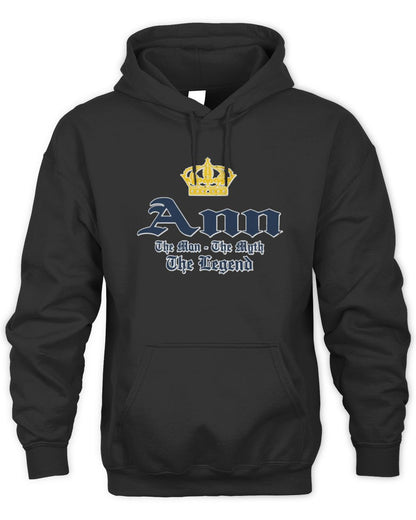 The Man The Myth The Legend Corona Beer T-Shirt ANN M1-S83 / Unisex Hoodie / black
