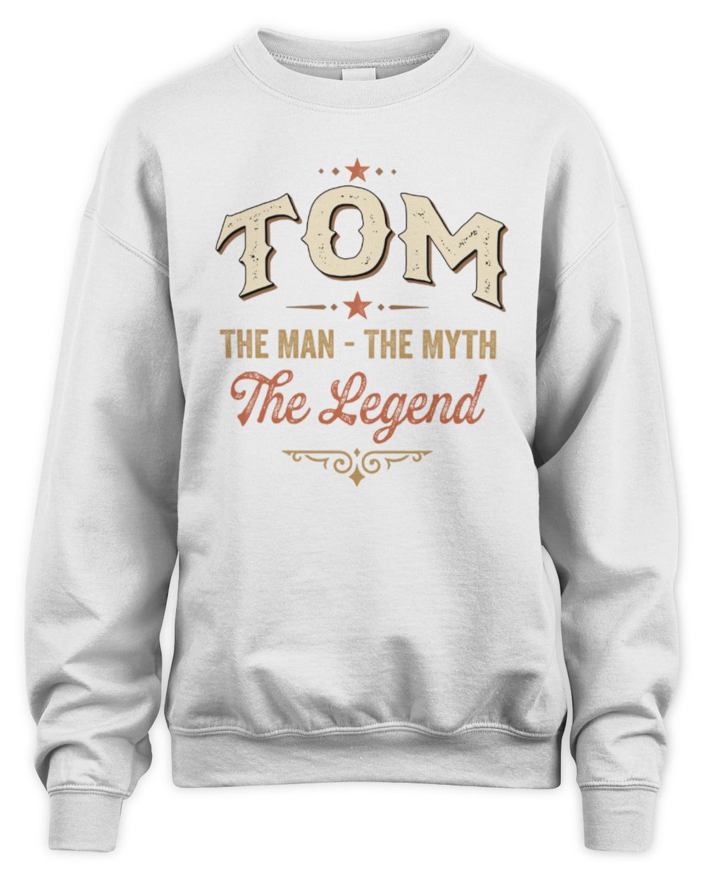 I'm Name I'm Not Rude I Just Have The Balls Funny T-Shirt TOM M1-77 / Unisex Sweatshirt / white