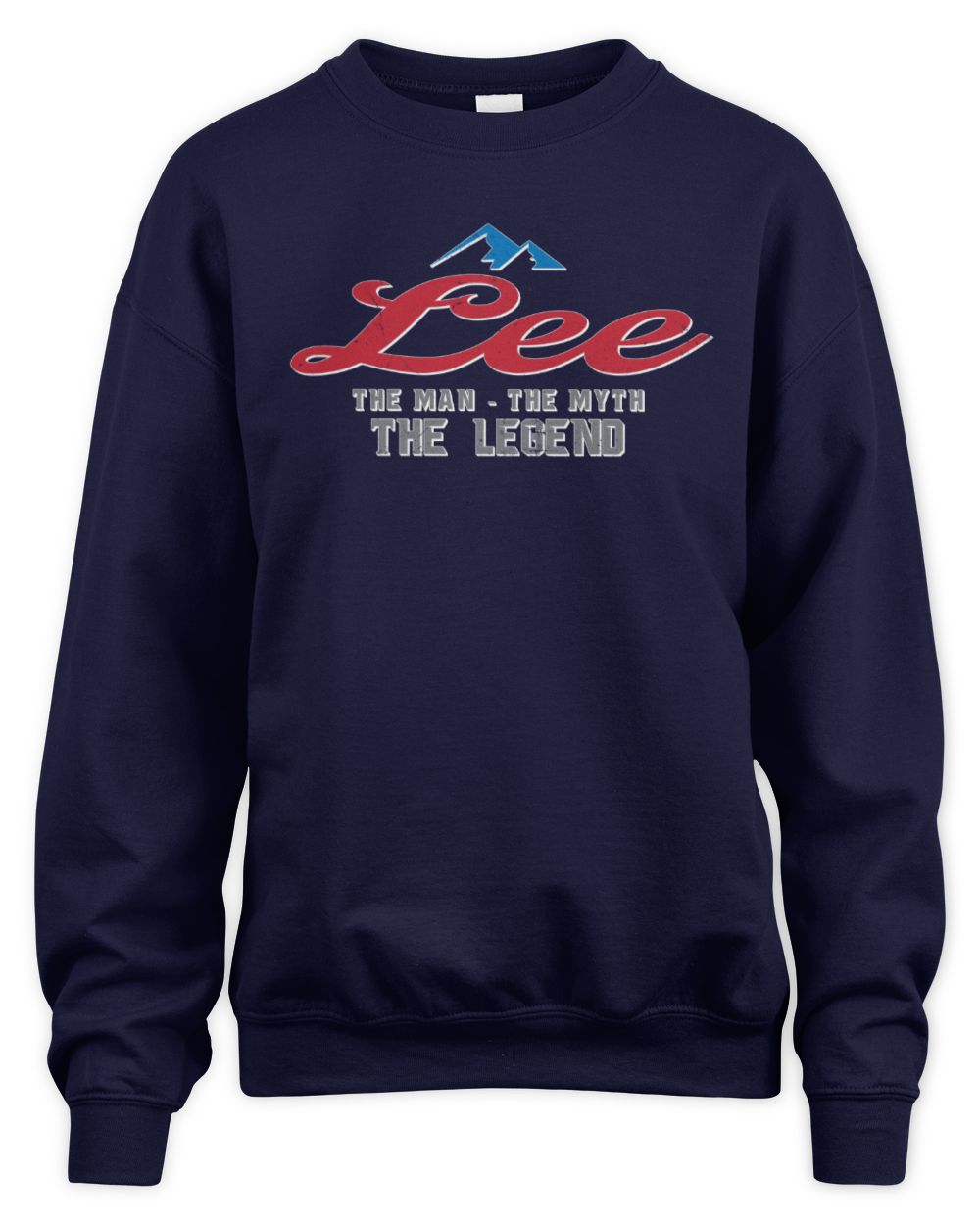 The Man The Myth The Legend Coors Light Beer T-Shirt LEE M1-S84 / Unisex Sweatshirt / navy