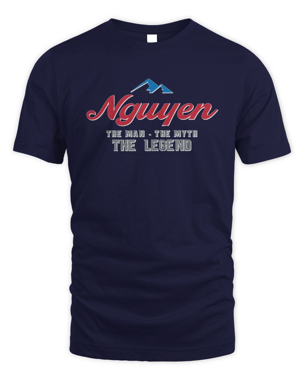 The Man The Myth The Legend Coors Light Beer T-Shirt NGUYEN M1-S84 / Unisex Standard T-Shirt / navy