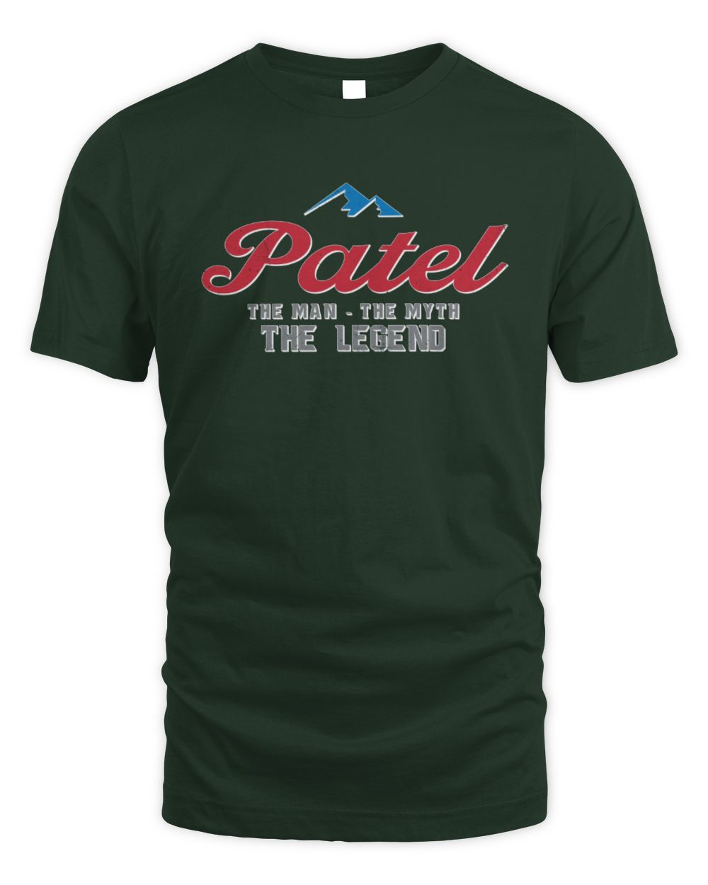 The Man The Myth The Legend Coors Light Beer T-Shirt PATEL M1-S84 / Unisex Standard T-Shirt / forest green