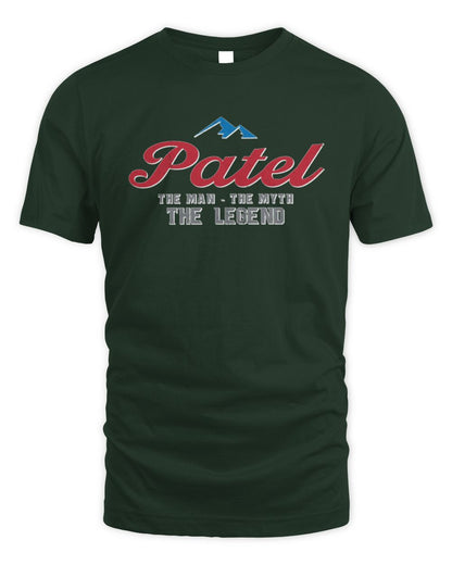 The Man The Myth The Legend Coors Light Beer T-Shirt PATEL M1-S84 / Unisex Standard T-Shirt / forest green