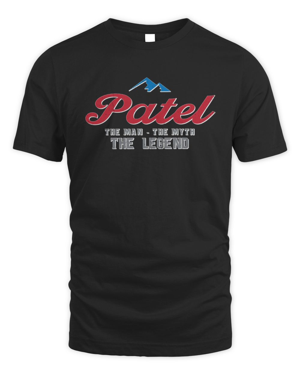 The Man The Myth The Legend Coors Light Beer T-Shirt PATEL M1-S84 / Unisex Standard T-Shirt / black