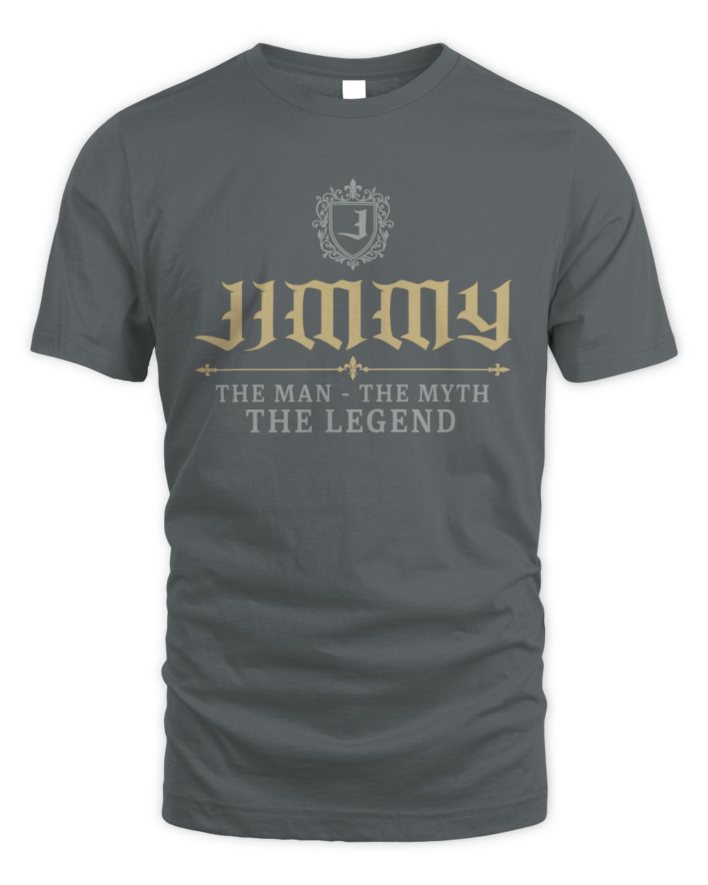 The Man The Myth The Legend Western Shirt JIMMY M1-78 / Unisex Standard T-Shirt / charcoal