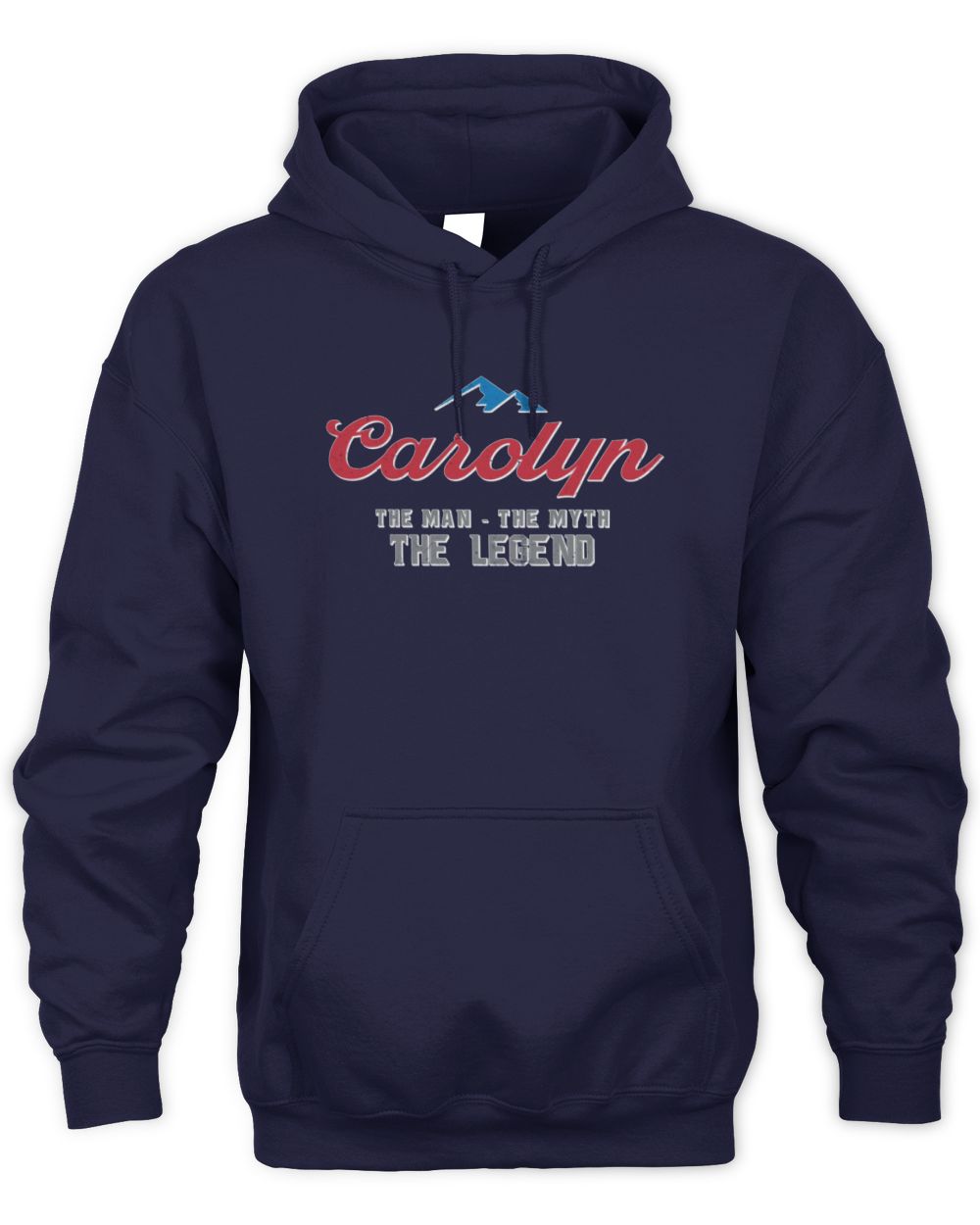The Man The Myth The Legend Coors Light Beer T-Shirt CAROLYN M1-S84 / Unisex Hoodie / navy