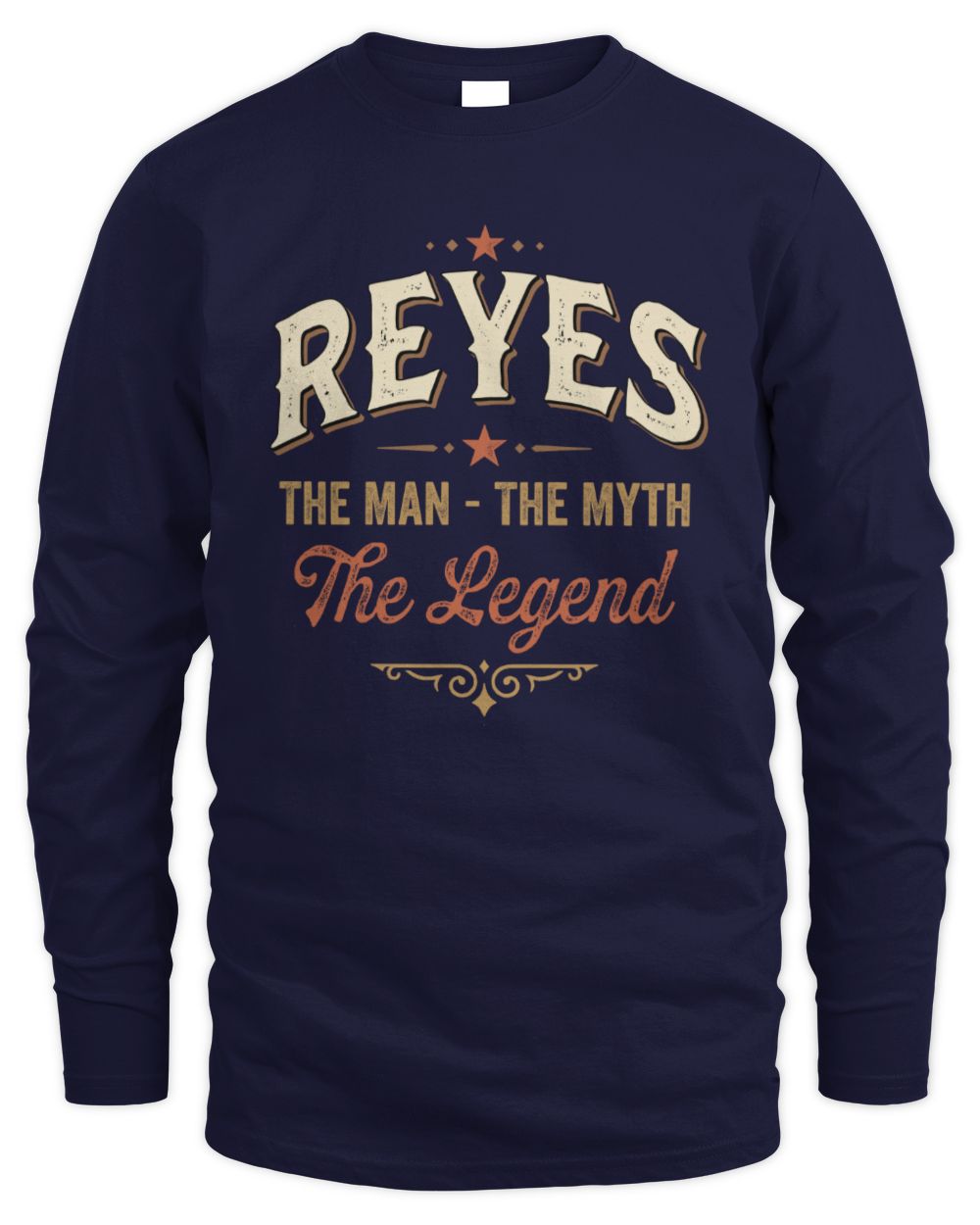 I'm Name I'm Not Rude I Just Have The Balls Funny T-Shirt REYES M1-77 / Men's Long Sleeved T-Shirt / navy