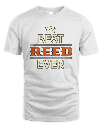 Best Your Name With Crown Shirt REED M1-59 / Unisex Standard T-Shirt / white