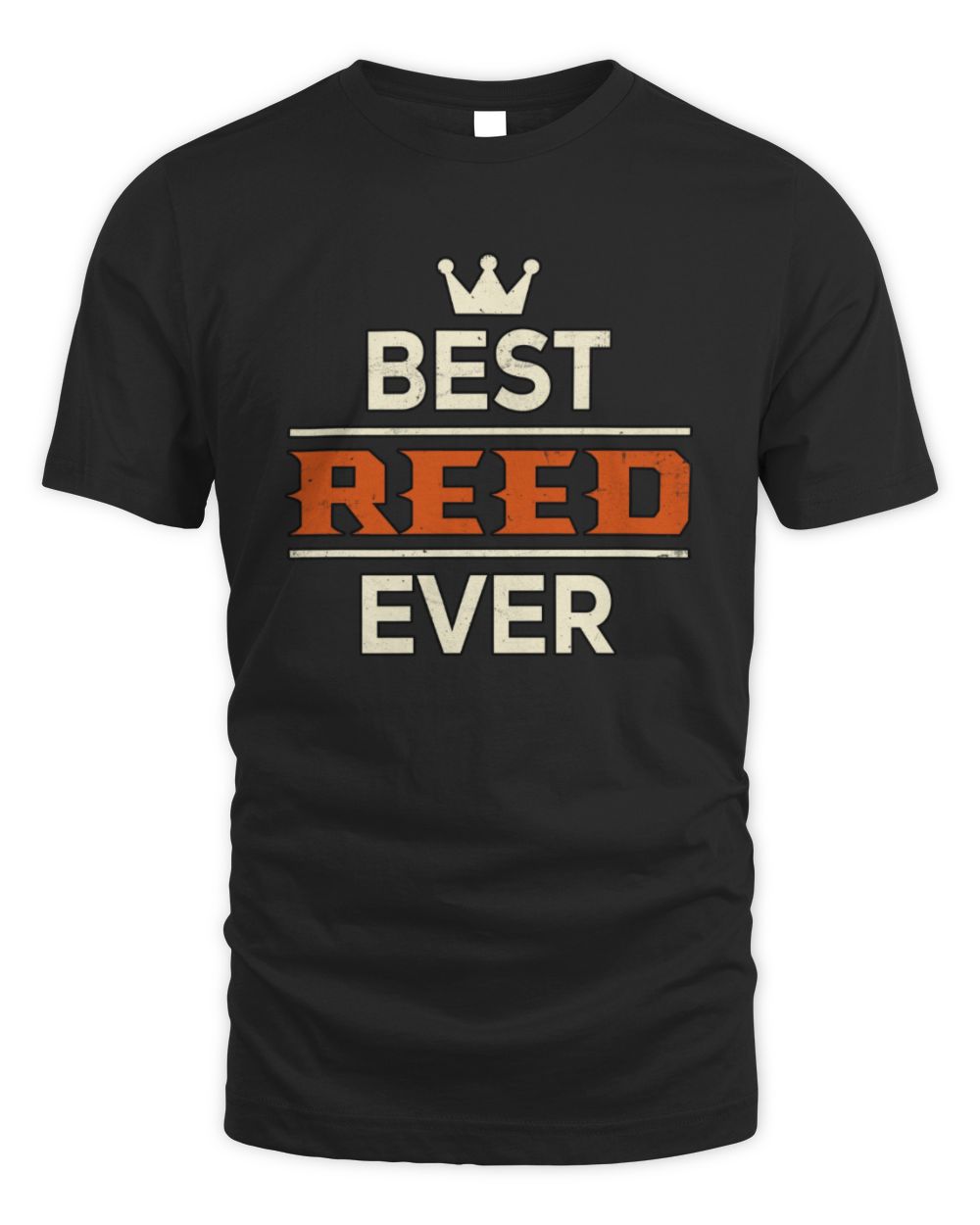 Best Your Name With Crown Shirt REED M1-59 / Unisex Standard T-Shirt / black
